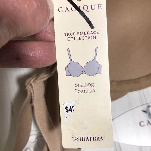 Khaki TShirt Bra 34C straps convert NWT - Picture 4 of 7